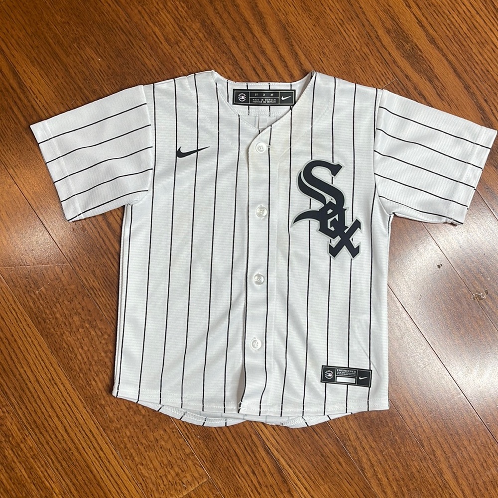 Toddler white soxs jersey